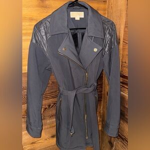 Michael Kors Moto Jacket Trench Coat